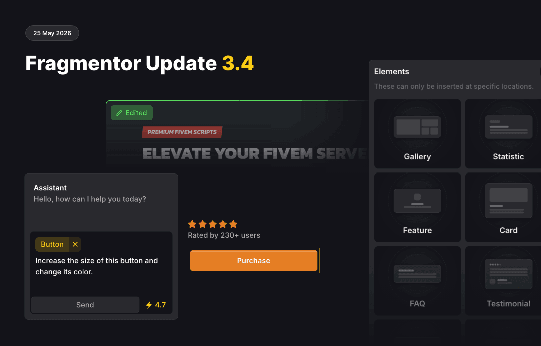 Introduction of AI Assistant & Template Overrides!