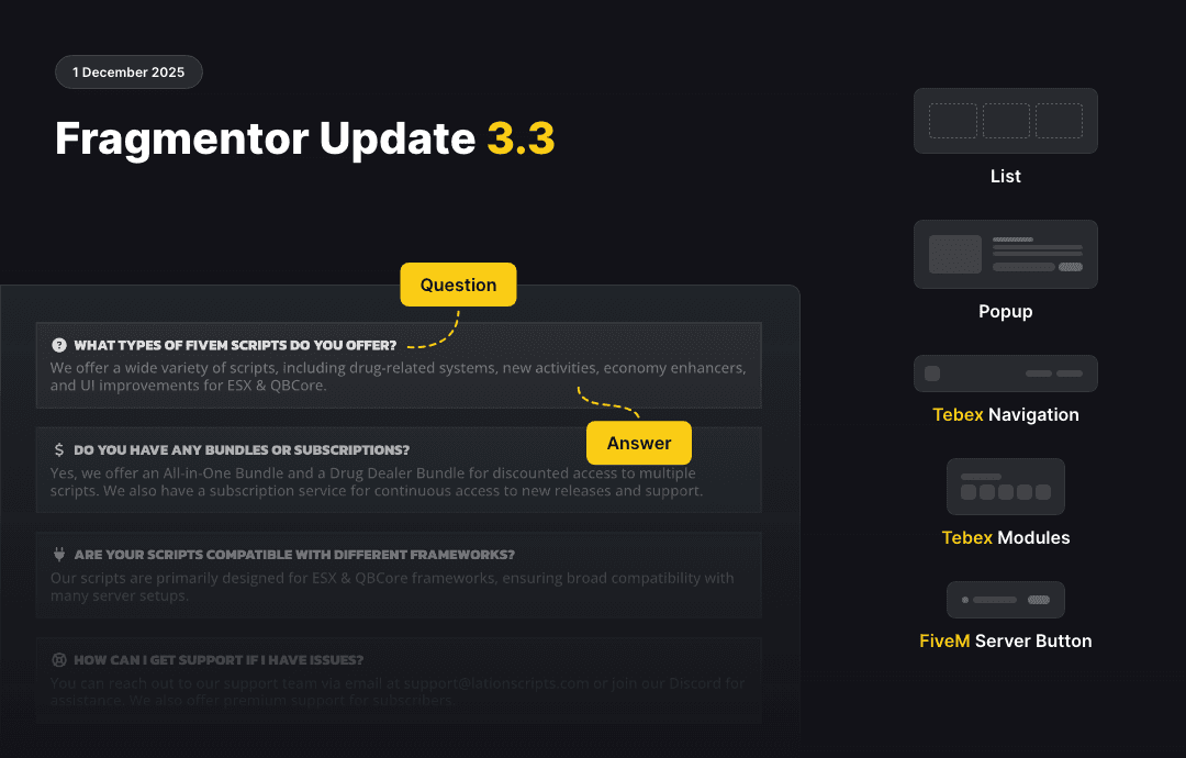 Reduced Time to Publish, New Fragments & More!